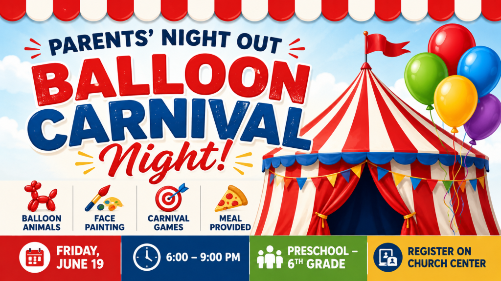 Balloon Carnival Night for Parents Night Out